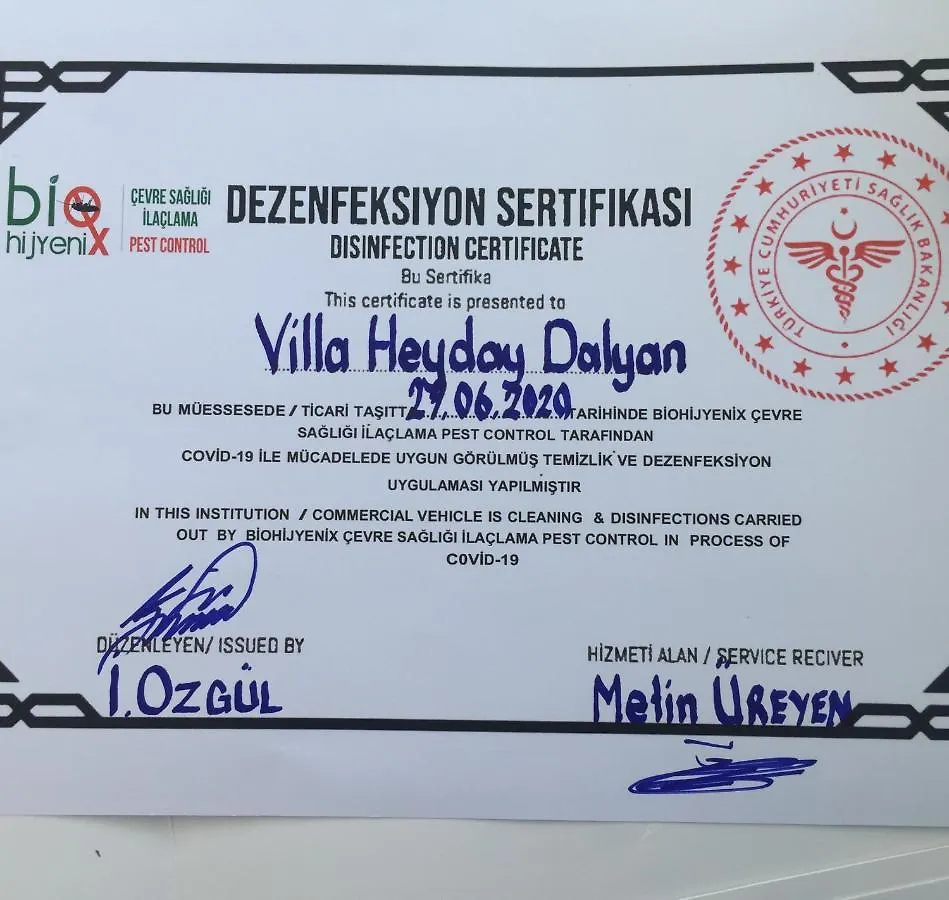 Villa Heyday Dalyan 0*,